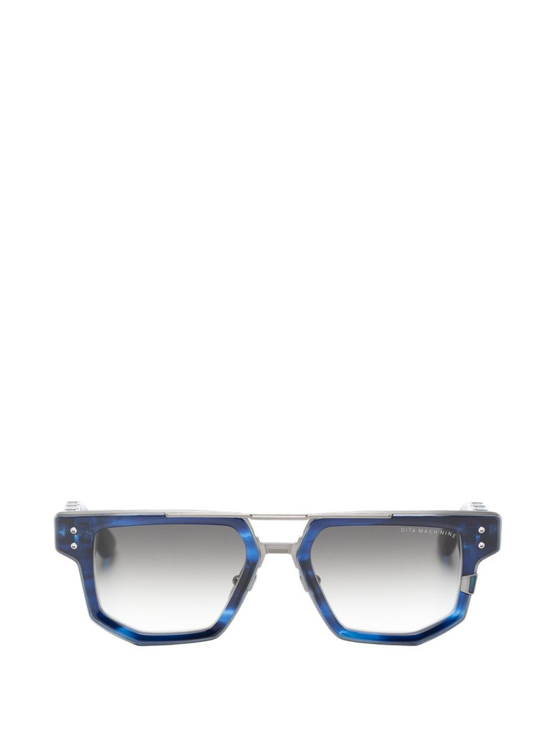 Mach-Nine geometric-frame sunglasses 1