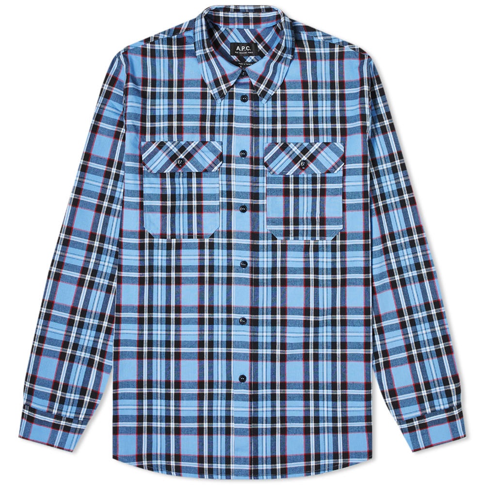 A.P.C. Marceau Check Overshirt - 1