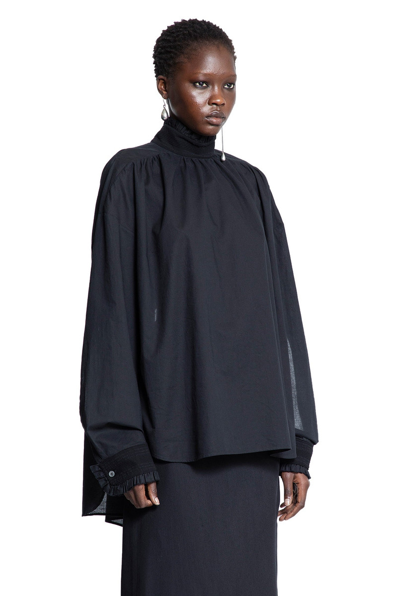 Ann Demeulemeester Taru-Turtleneck-Top-In-Light-Cotton outlook