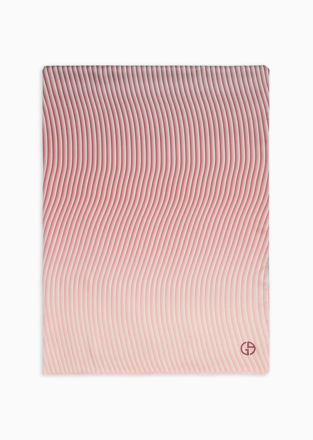 Printed, gradient silk stole - 1