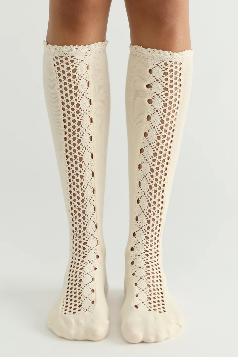 Rubies Crochet Knee High Socks - 1