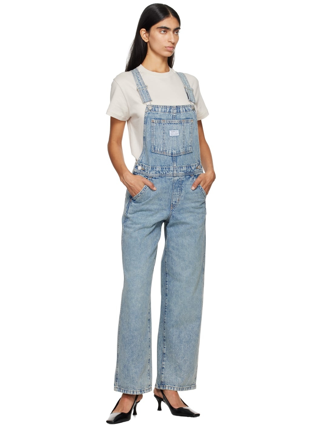 Blue Vintage Denim Overalls - 4