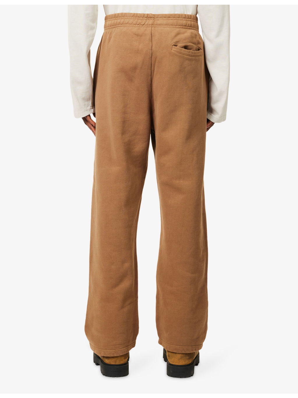 Straight-Leg Relaxed-Fit Cotton Jogging Bottoms - 4