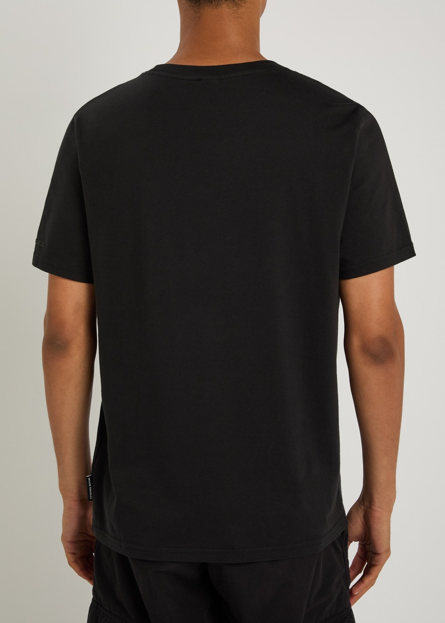 Moose Knuckles Augustine Drip Printed Cotton T-shirt - 3