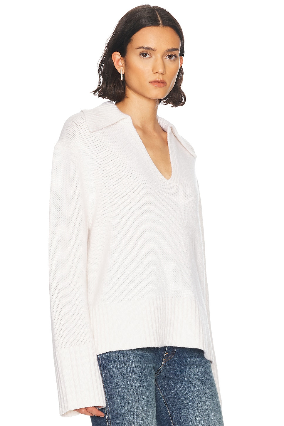 Cashmere Phoebe Polo Sweater - 2