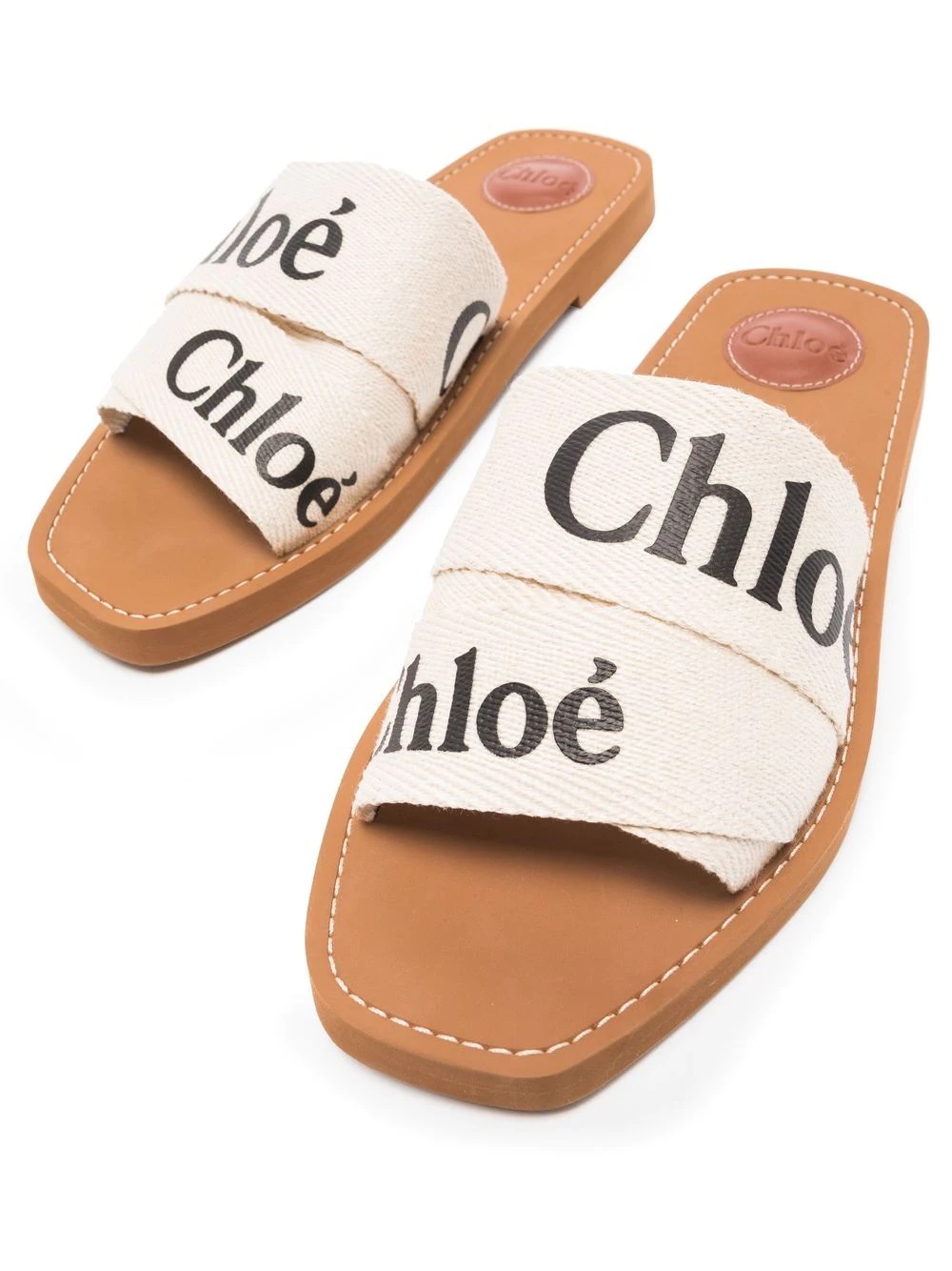 Woody logo-print sandals - 2