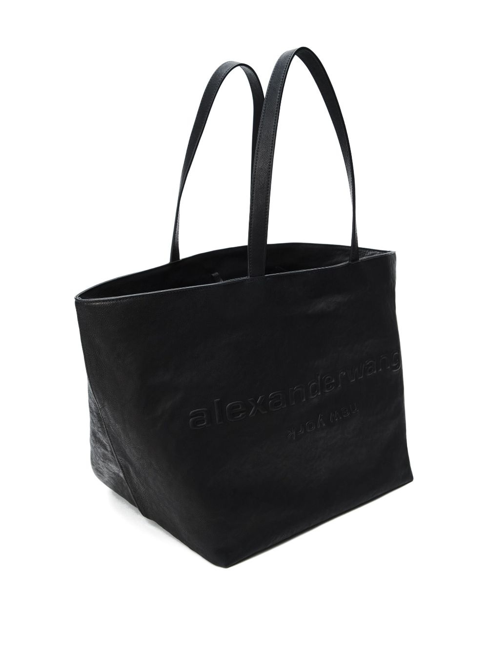 embossed-logo tote bag - 3