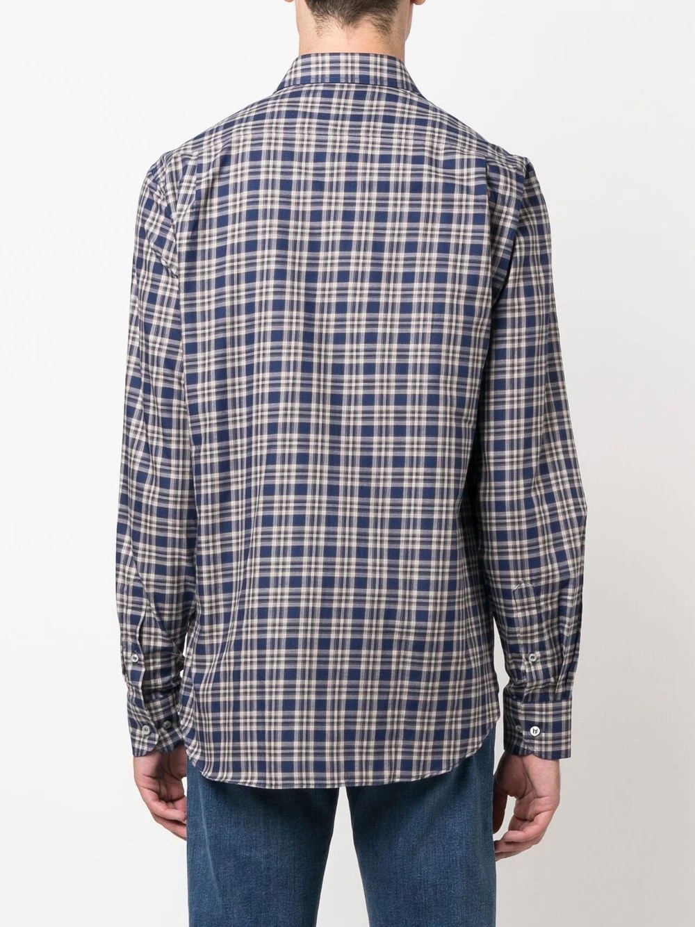 checked cotton shirt - 4