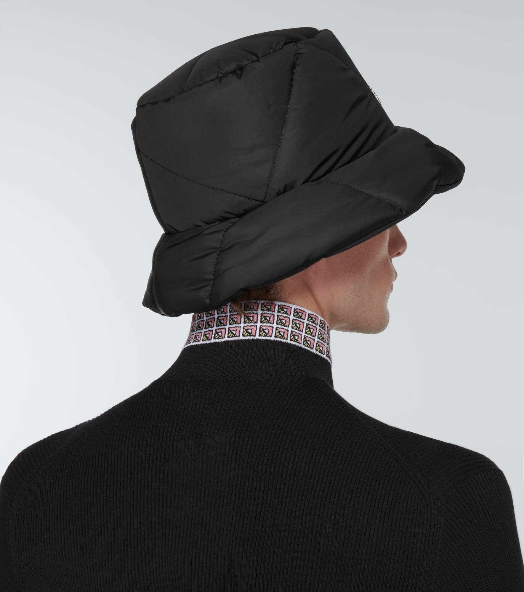 Quilted Re-Nylon bucket hat - 3