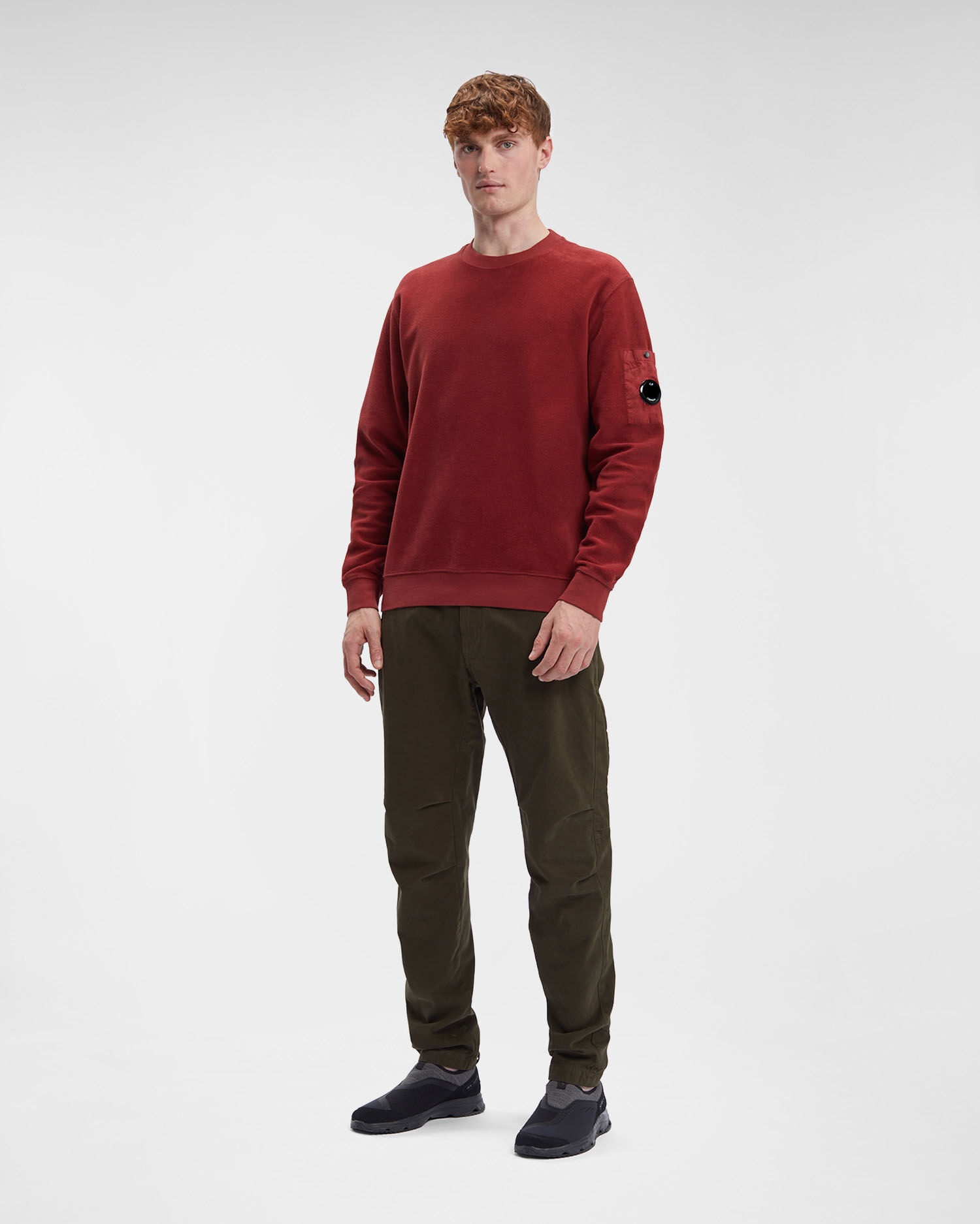 Reverse Brushed & Emerized Diag. Fleece Sweatshirt - 6