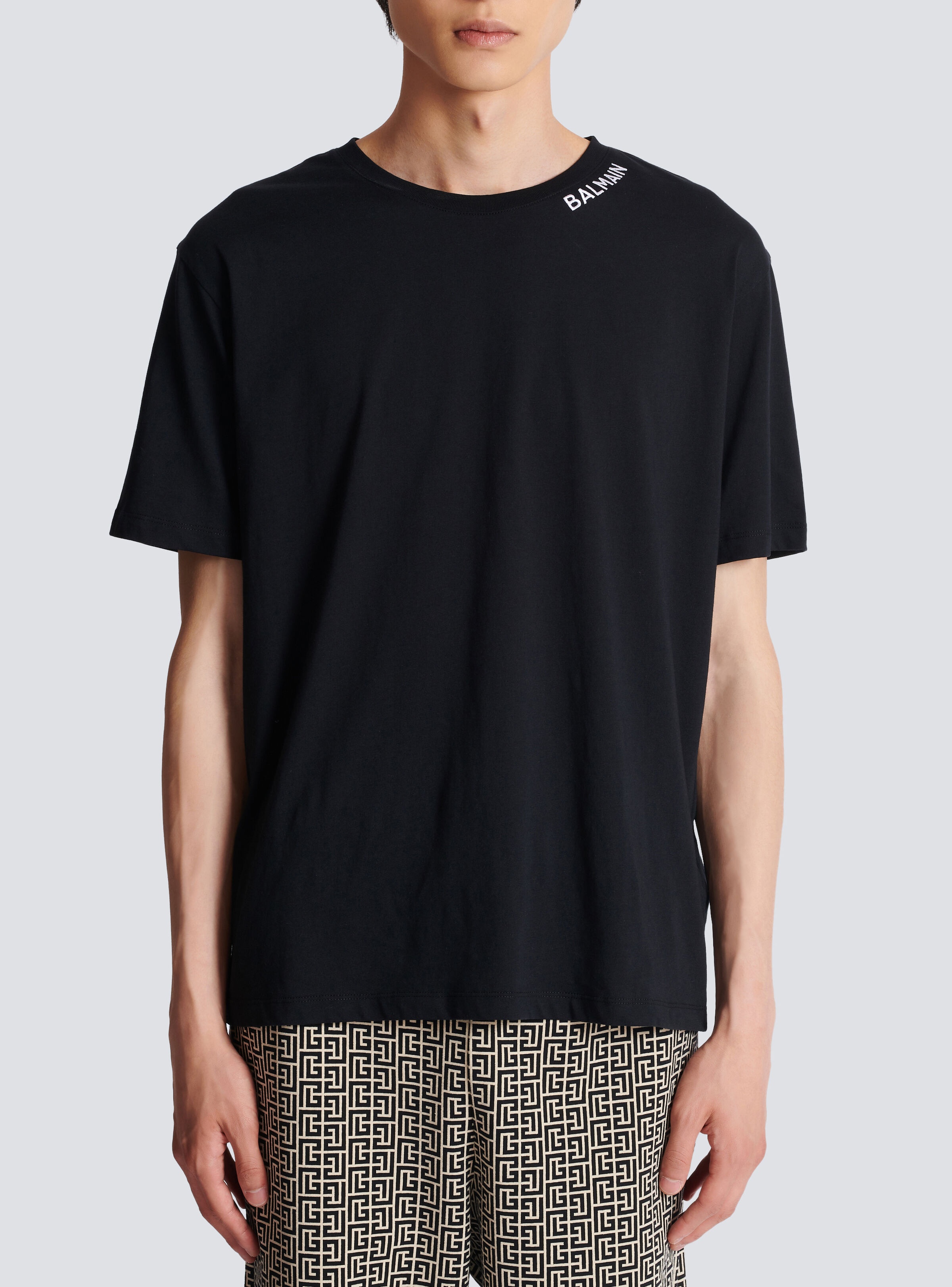 Balmain embroidered T-shirt - 5