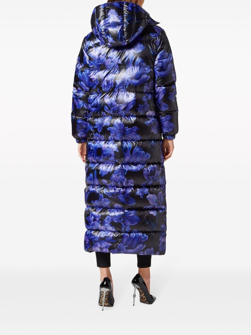 floral-print feather-down jacket 4