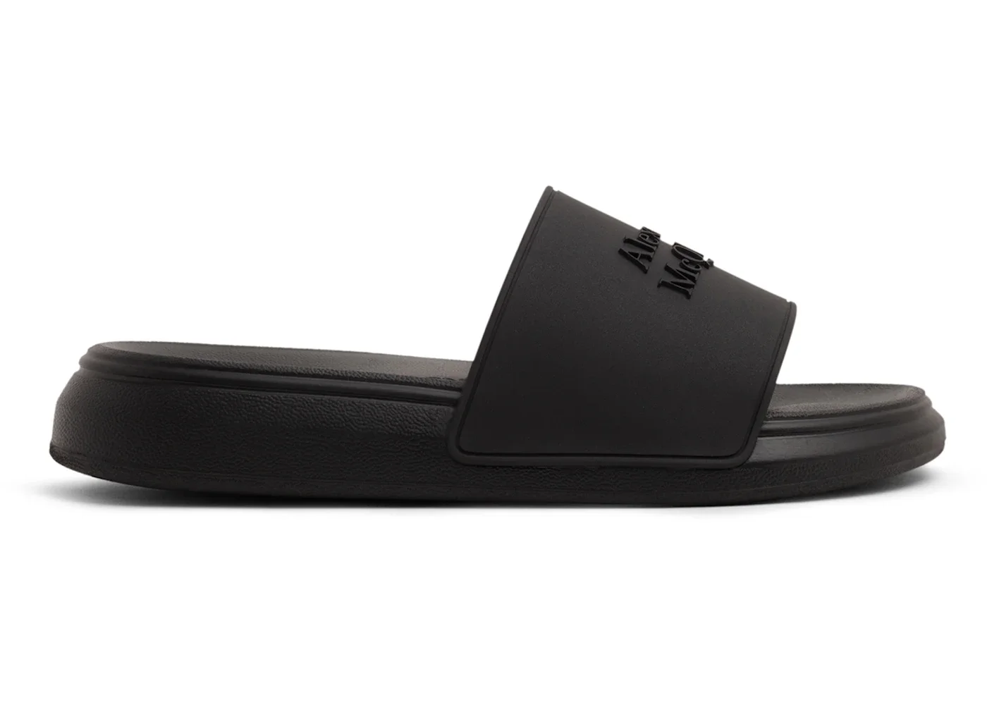 Alexander McQueen Pool Slide Black - 1
