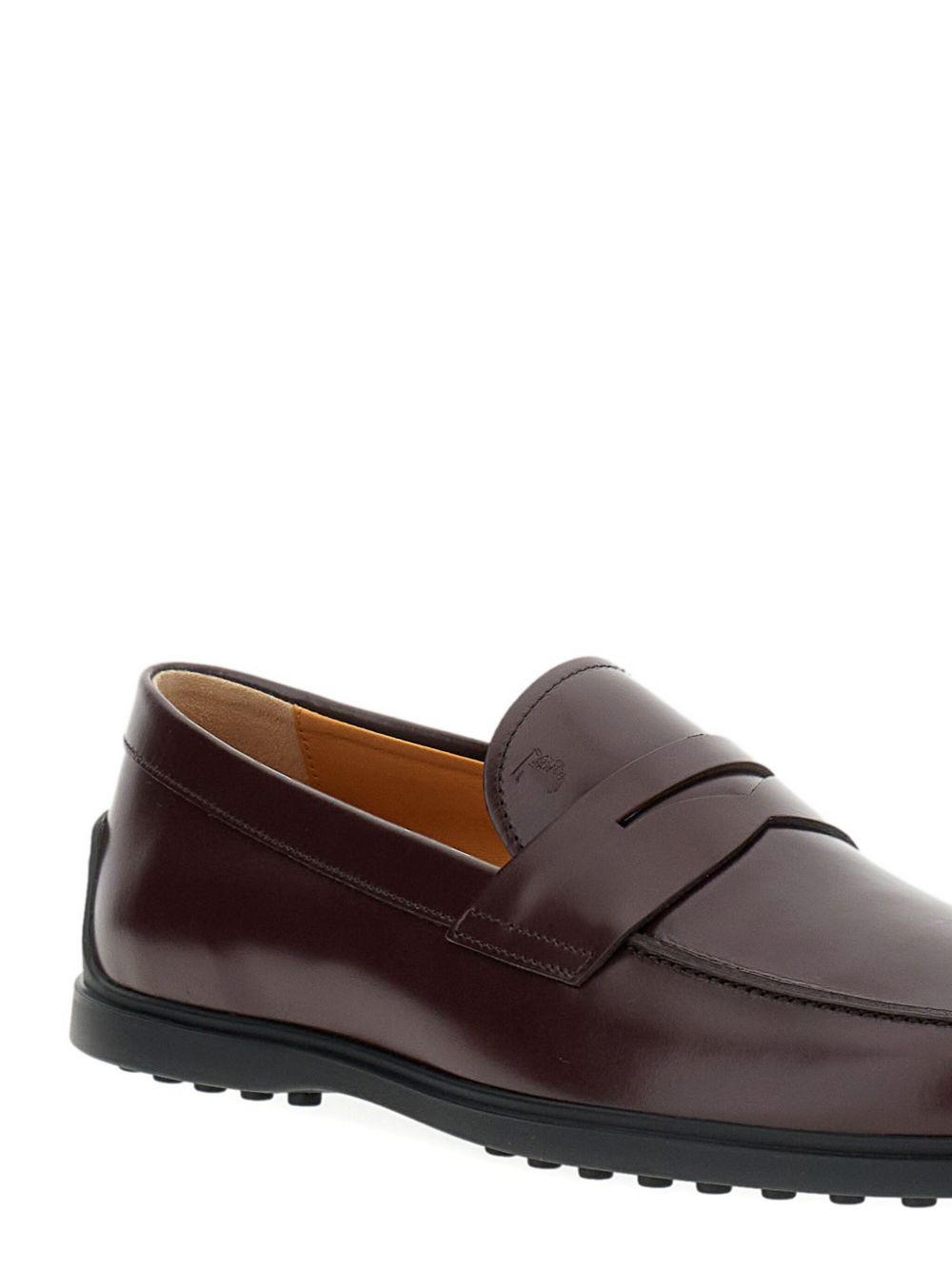 monogram-embossed loafers - 3