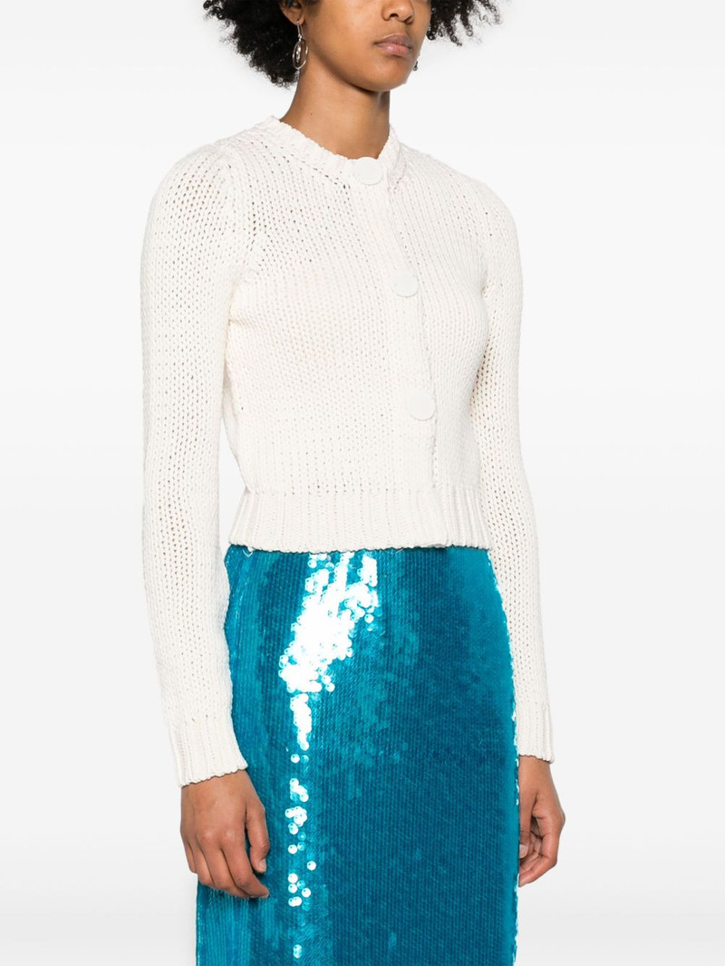 press-stud chunky-knit cardigan 3