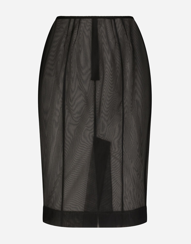 Marquisette midi pencil skirt - 1