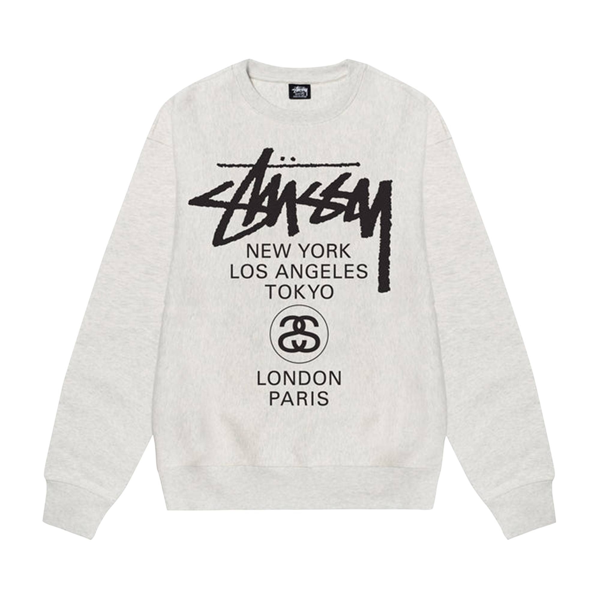 Stussy World Tour Crew 'Ash Heather' - 1