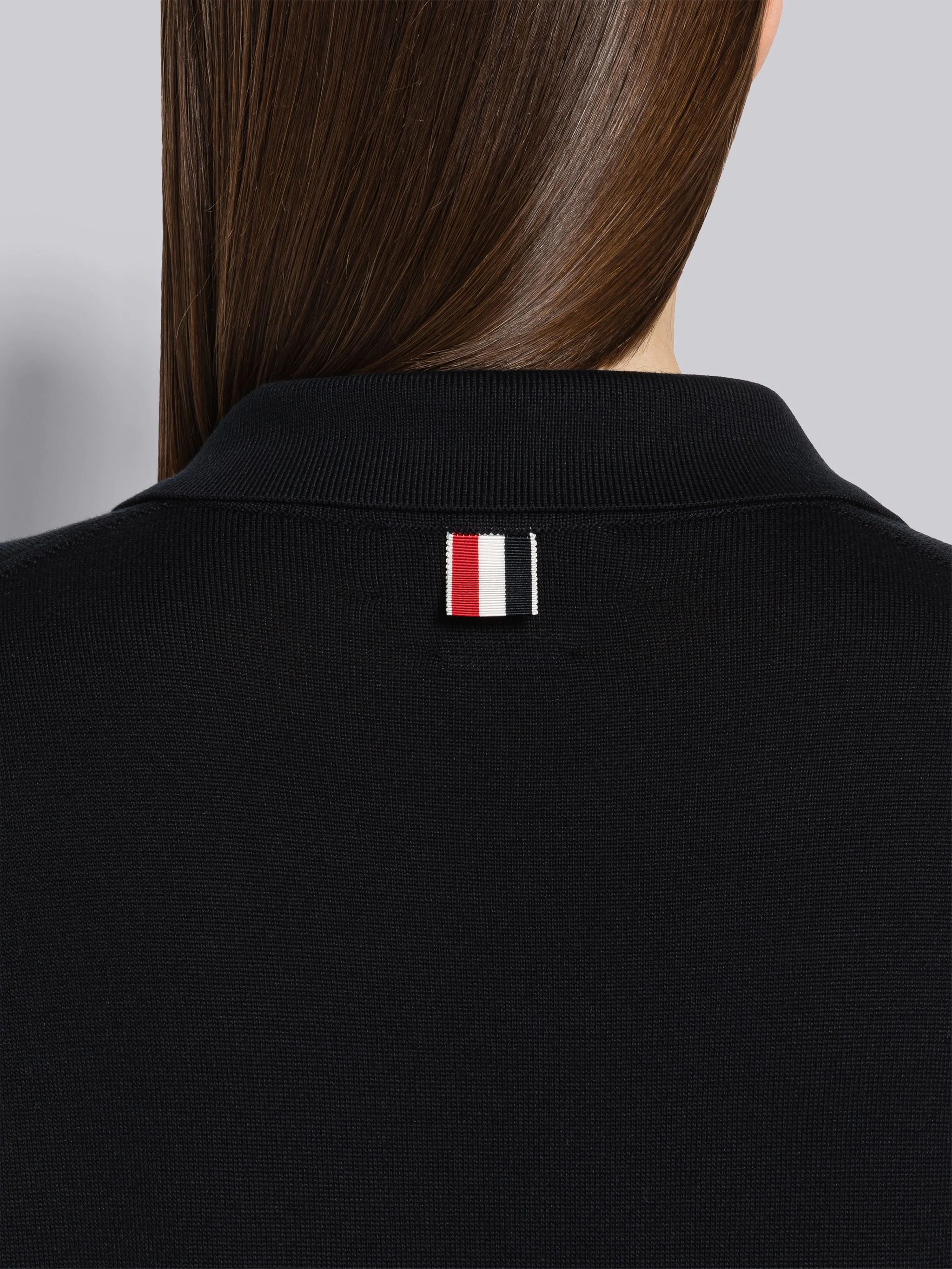 Silk Cotton Trompe L'oeil Armband Polo Dress - 6