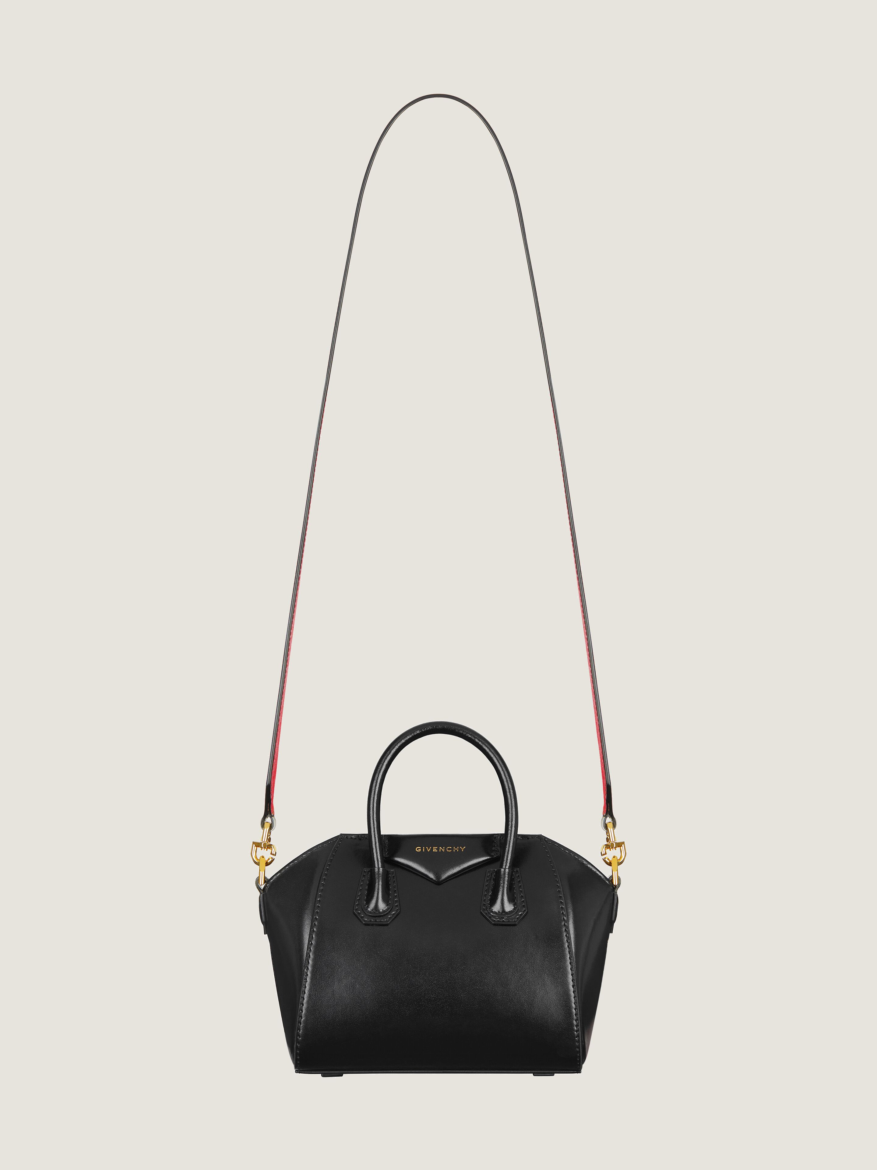 ANTIGONA TOY BAG IN BOX LEATHER - 3