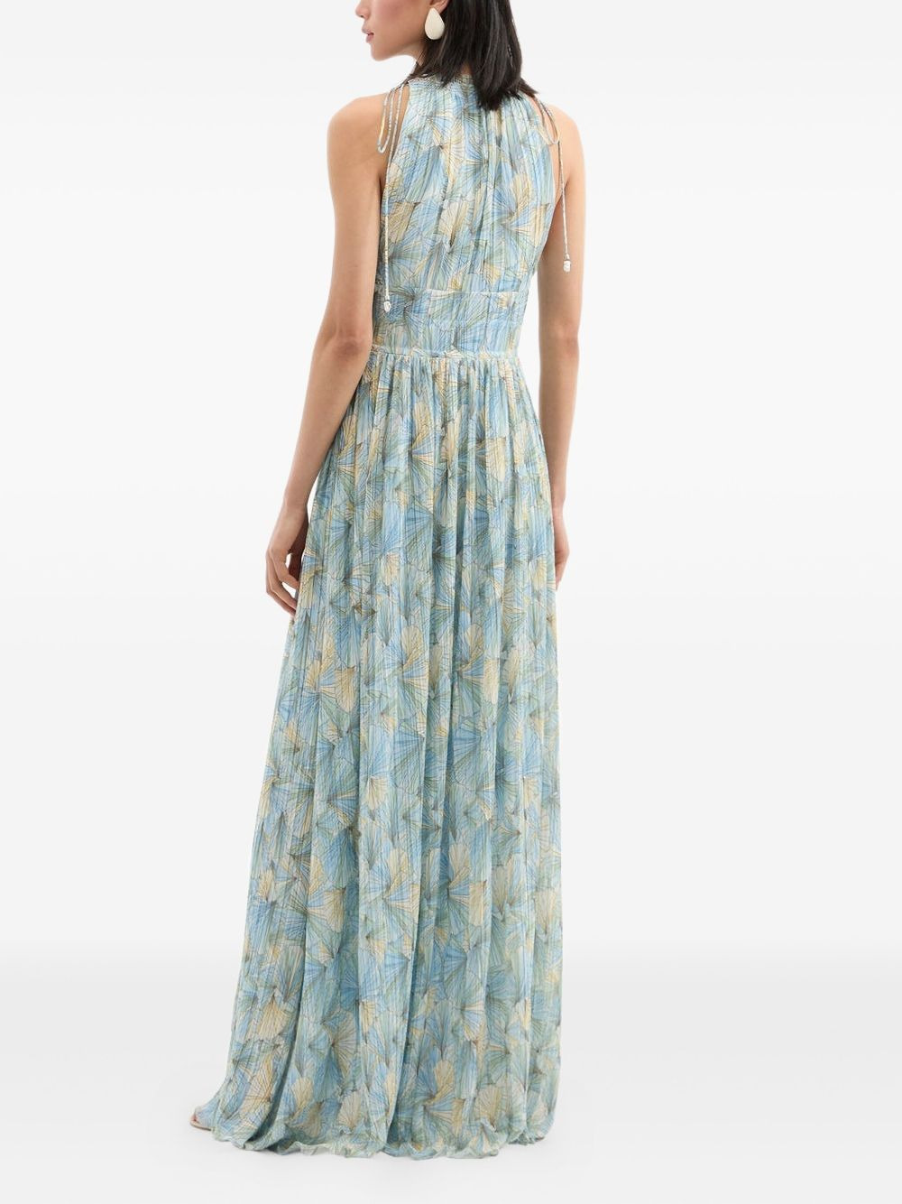floral-pattern maxi dress - 4