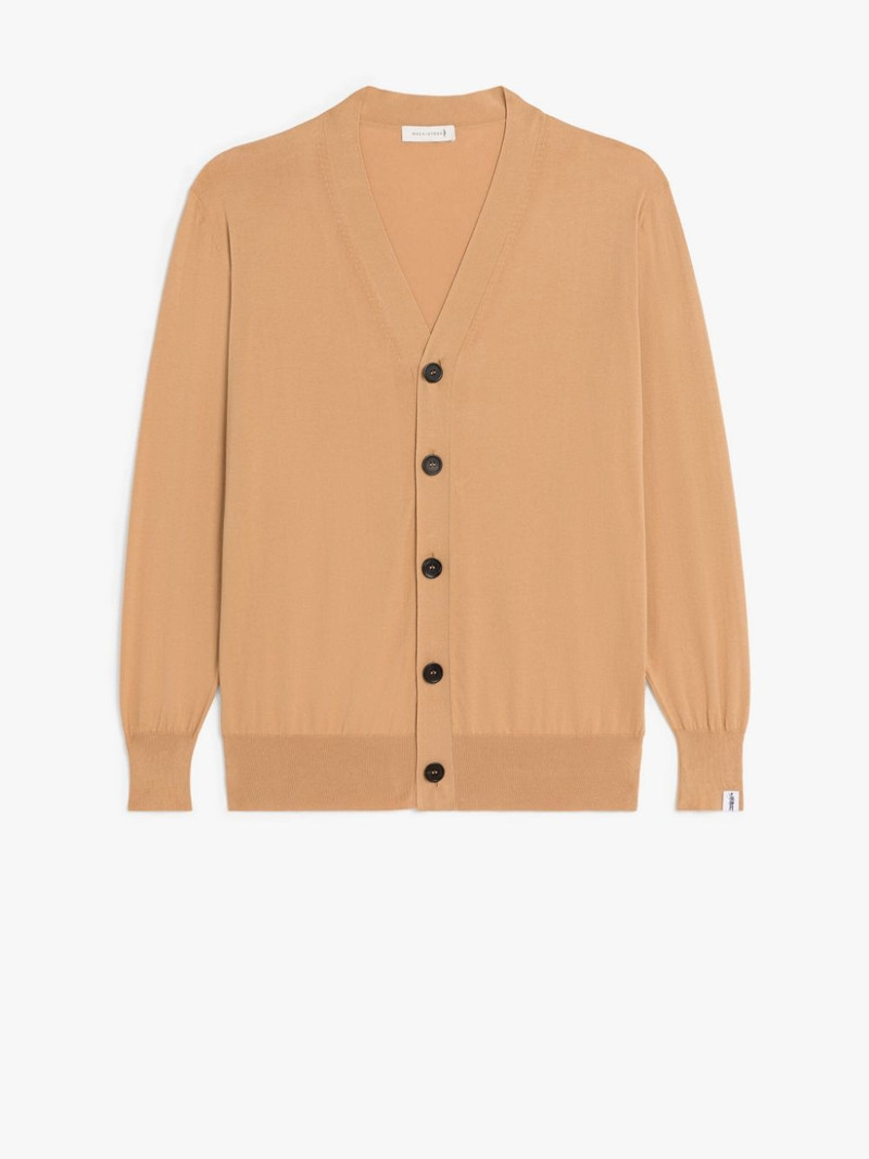 BEIGE COTTON CARDIGAN 1