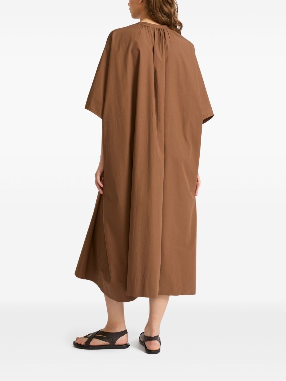 poplin kaftan dress - 4