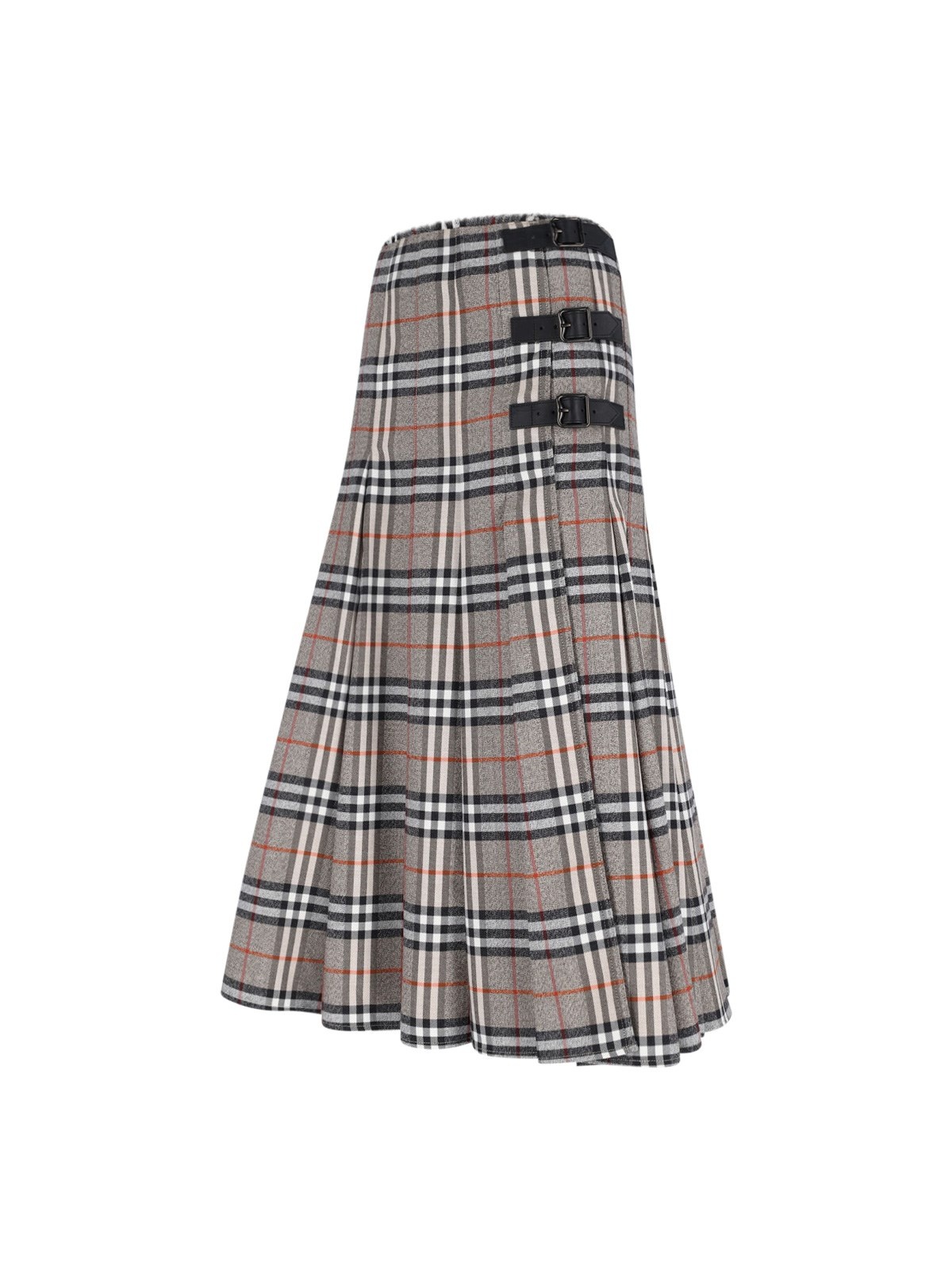 'CHECK' MIDI SKIRT - 3