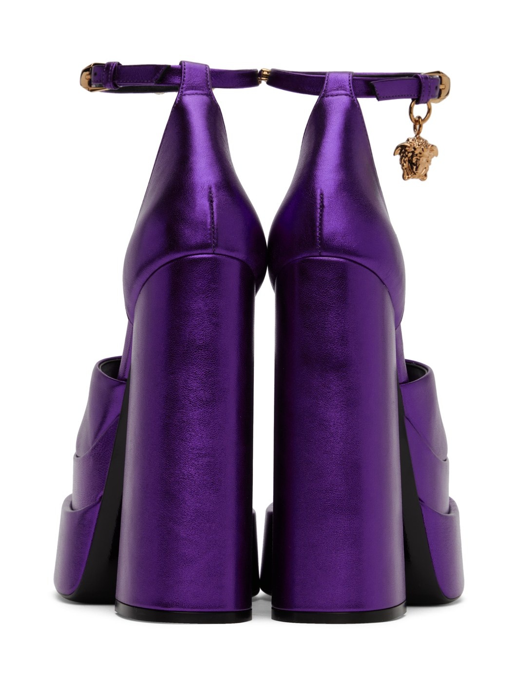 Purple Medusa Aevitas Platform Heeled Sandals - 2