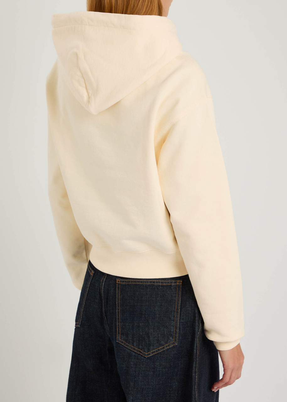 Jacquemus Le Hoodie Gros Grain Hooded Cotton Sweatshirt - 3