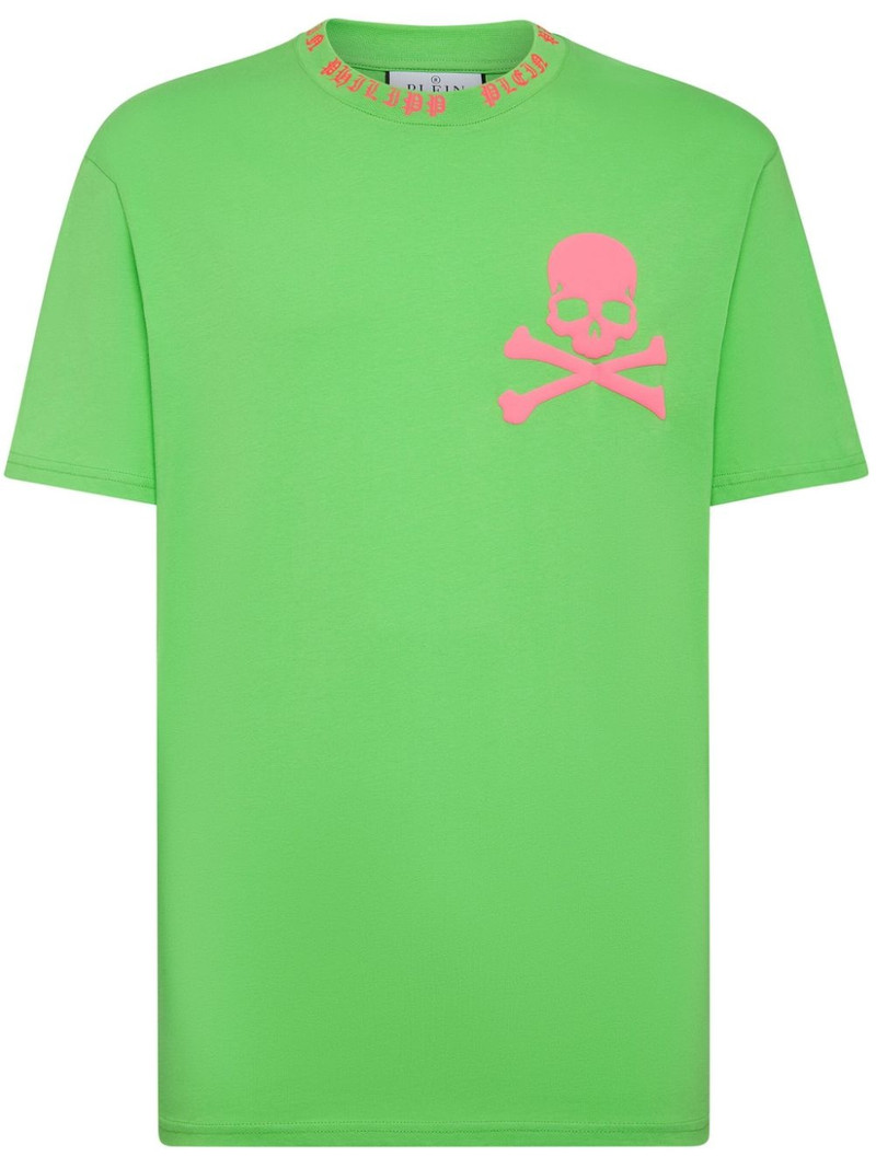 Skull&Bones-print cotton T-shirt 1