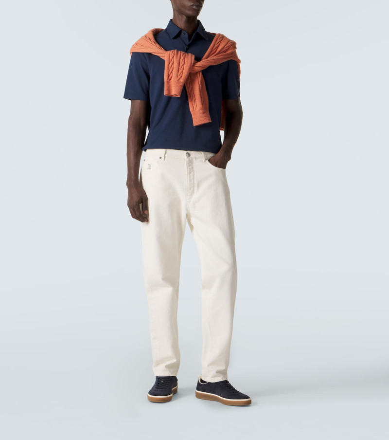 Loro Piana Brenna cotton piqué polo shirt outlook