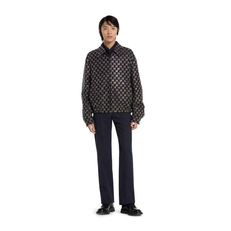 GUCCI Embroidered wool tweed lamé jacket outlook