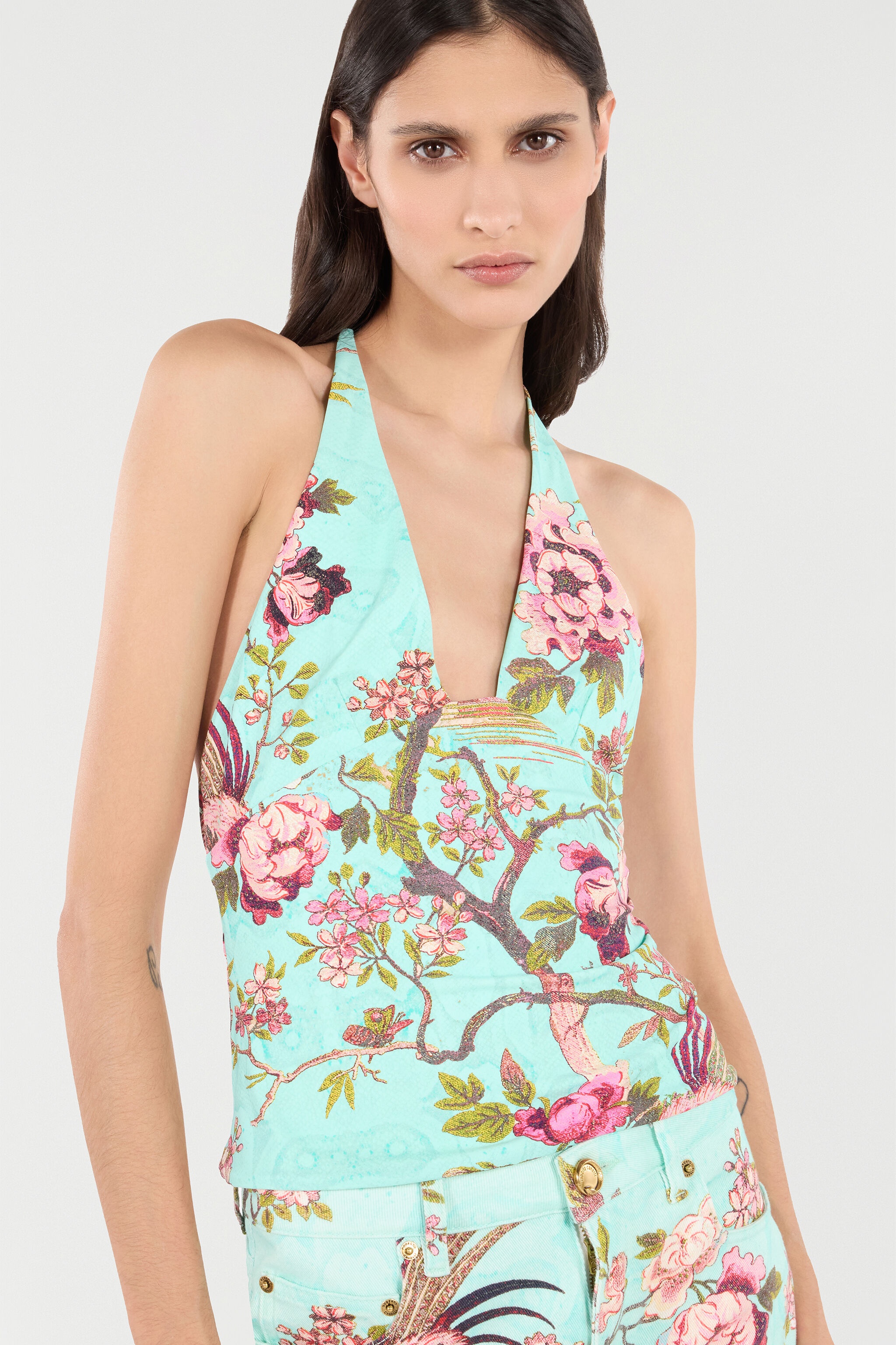 Top With Floral Print - 6