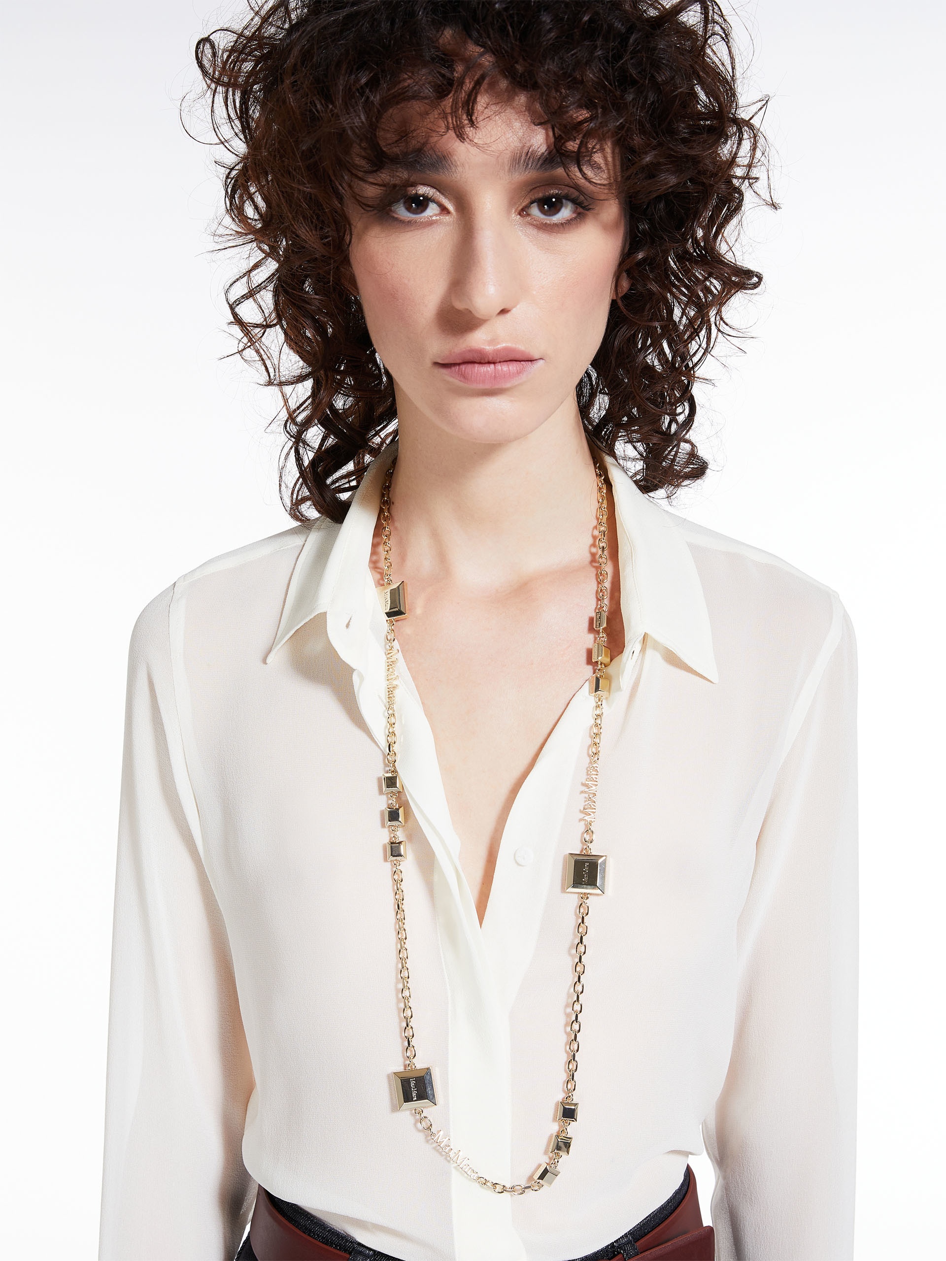 ILEX Long chain necklace with logo - 3