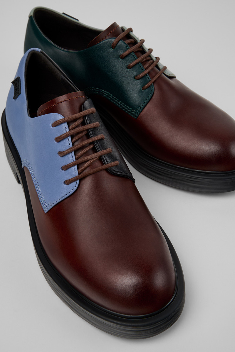 Multicolor Leather Shoes for Women. 2