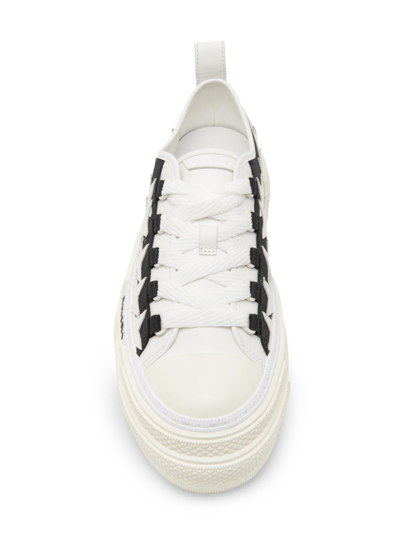 Women's Stars Court Cotton Low-Top Sneakers - Black 4