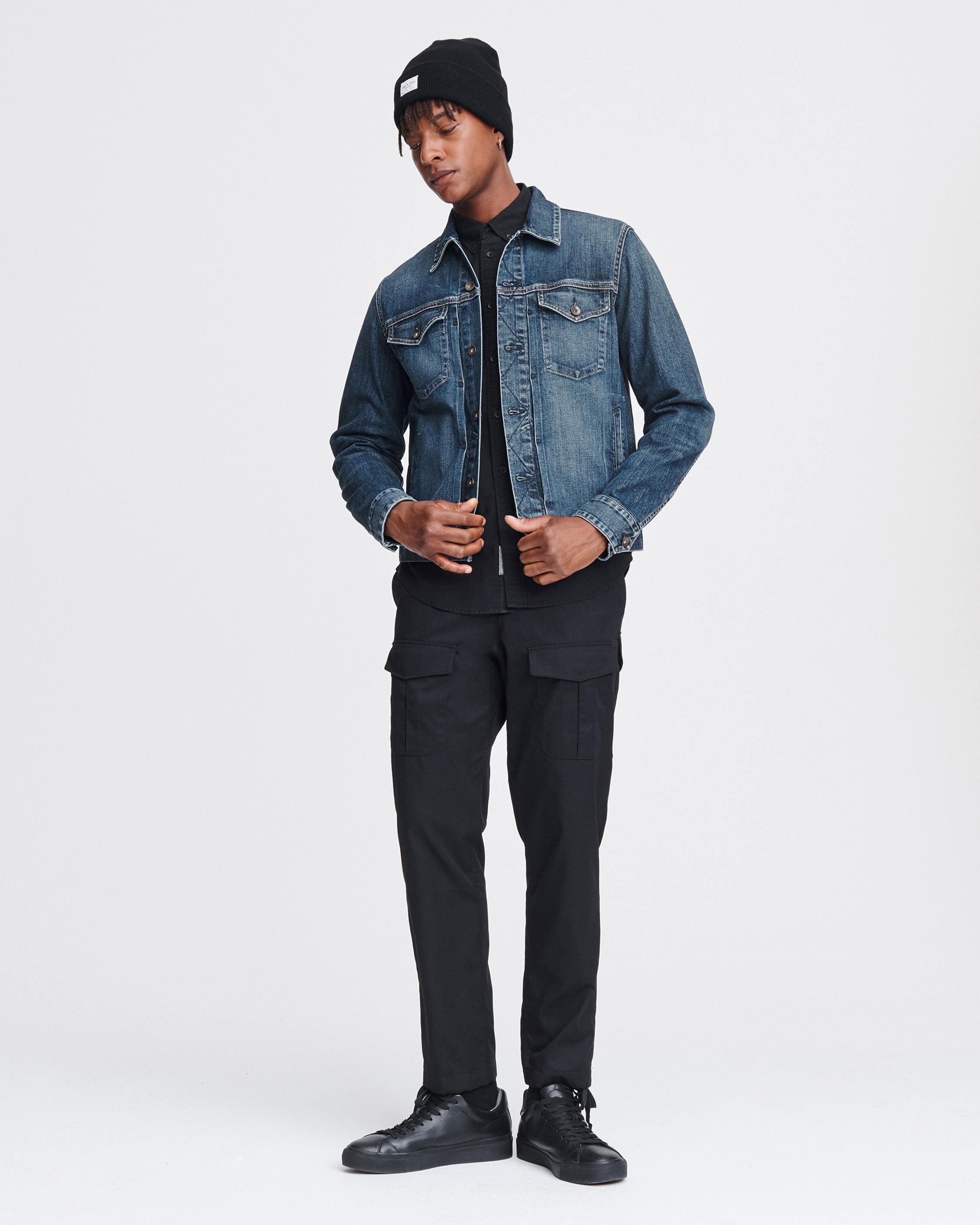 Definitive Jean Jacket
Classic Fit Mid Indigo Jacket - 4