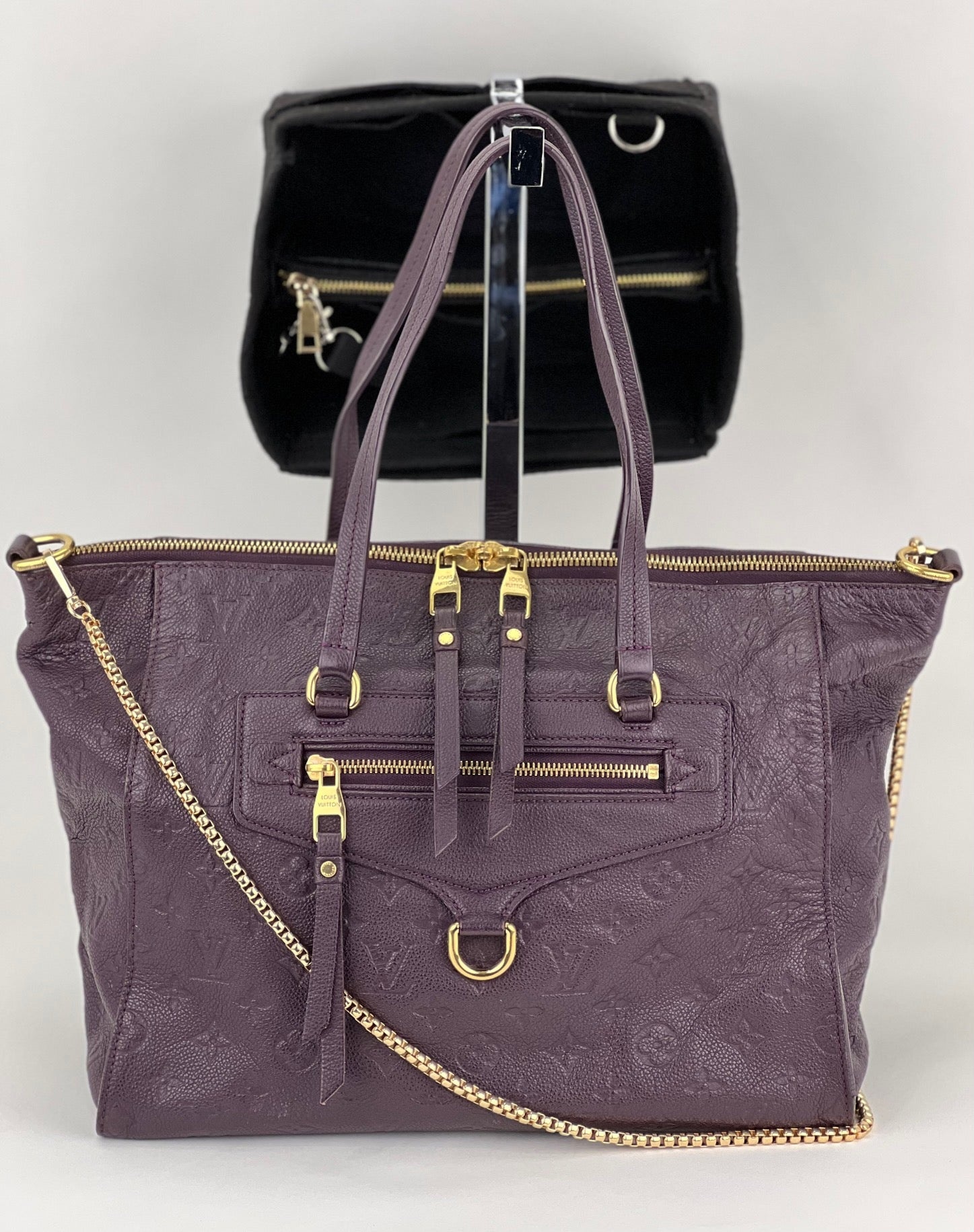 Louis Vuitton Louis Vuitton Handbag Lumineuse Monogram Empreinte Leather  Purple W/insert preowned | gmayer1 | REVERSIBLE
