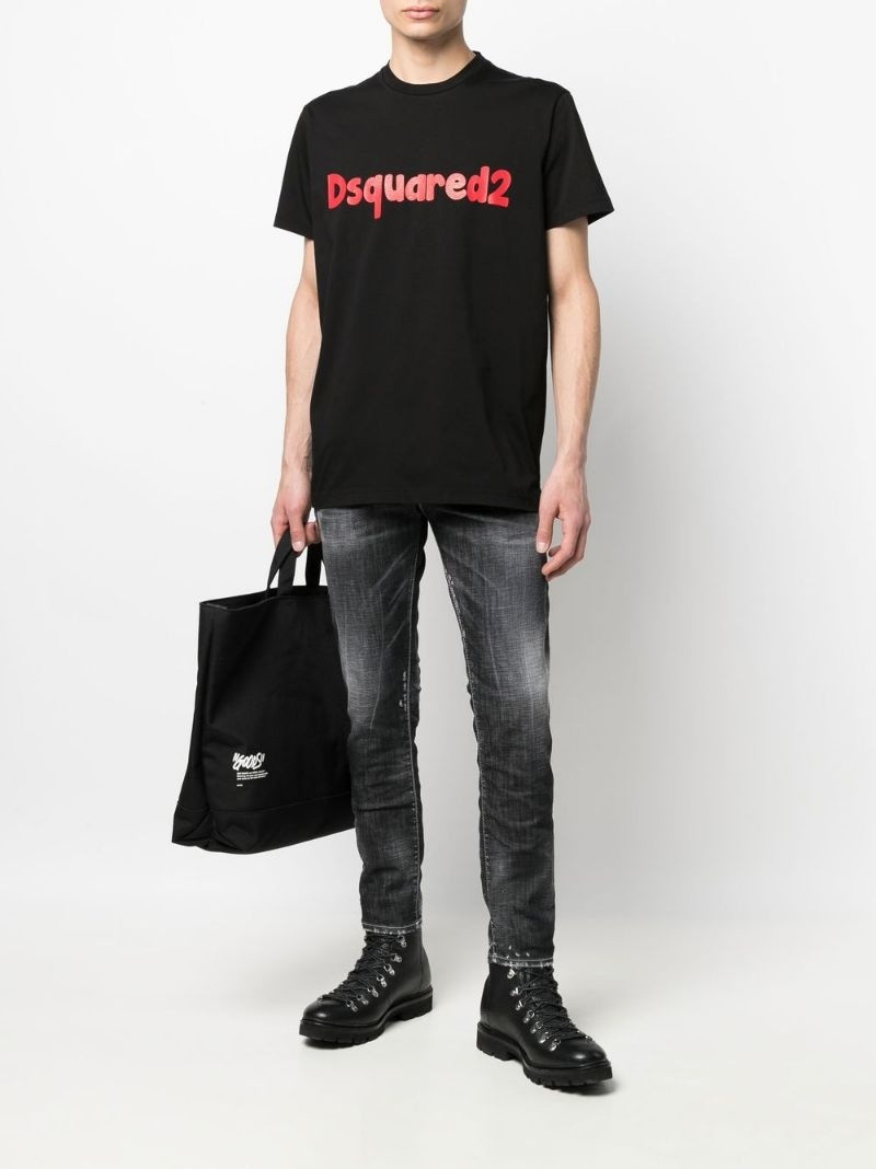 DSQUARED2 slim-fit straight-leg jeans outlook
