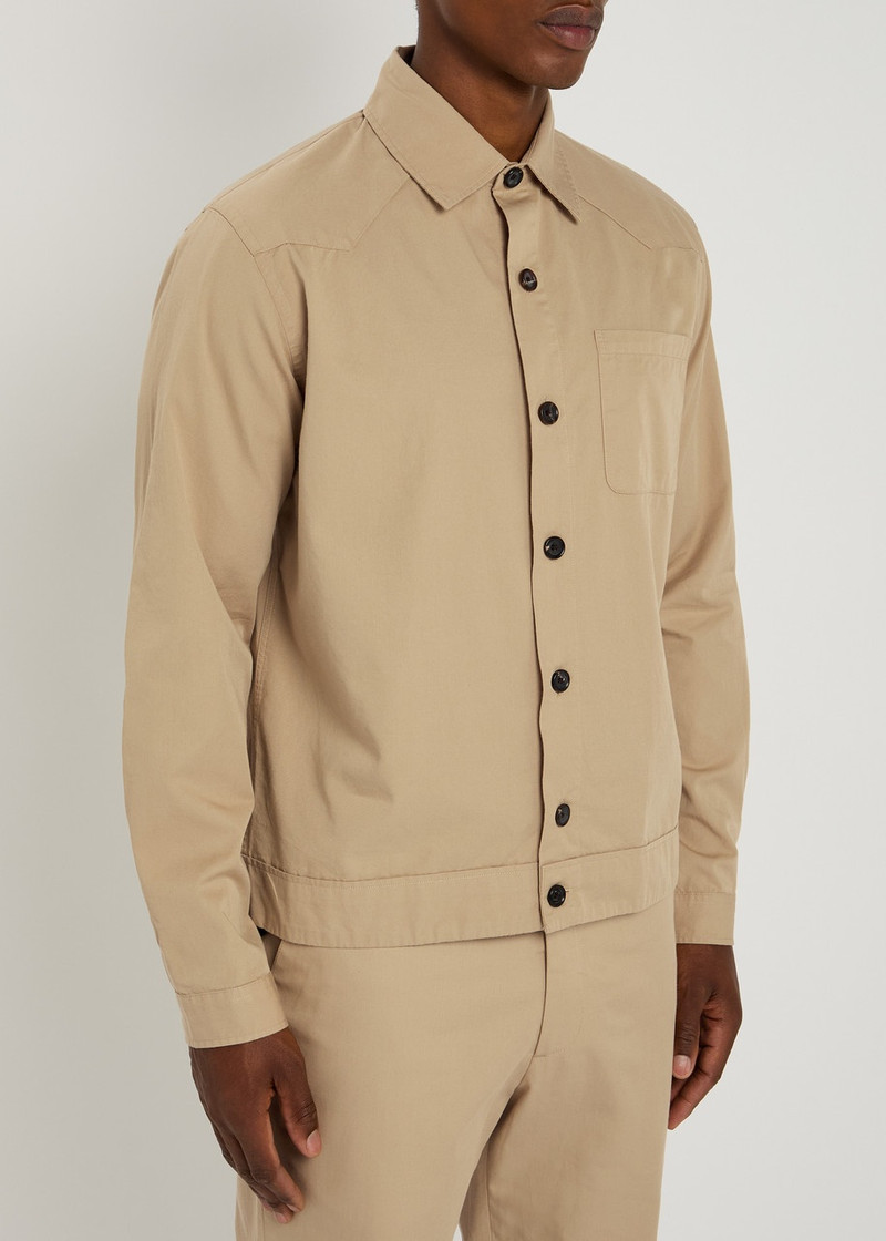 Oliver Spencer Oliver Spencer Witley Cotton Overshirt Jacket outlook