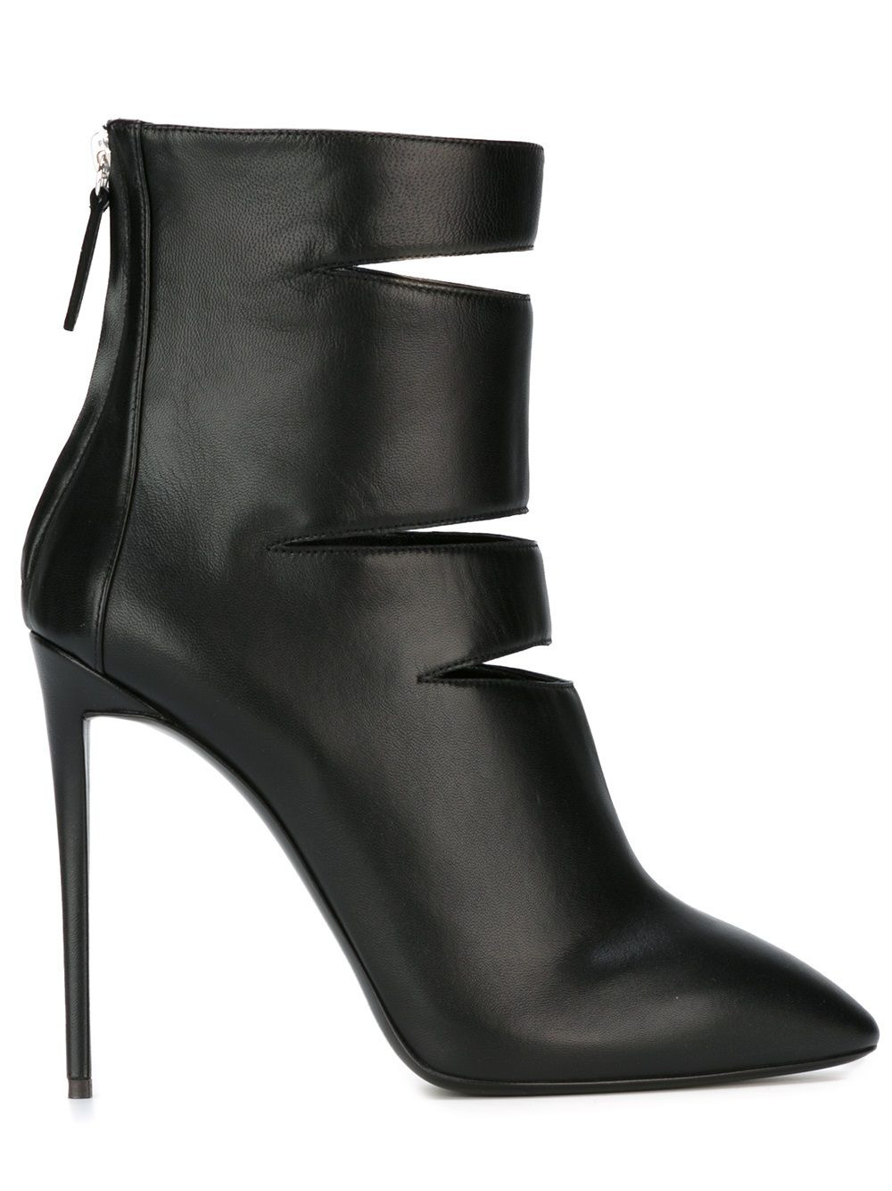 cut out detail boots - 1