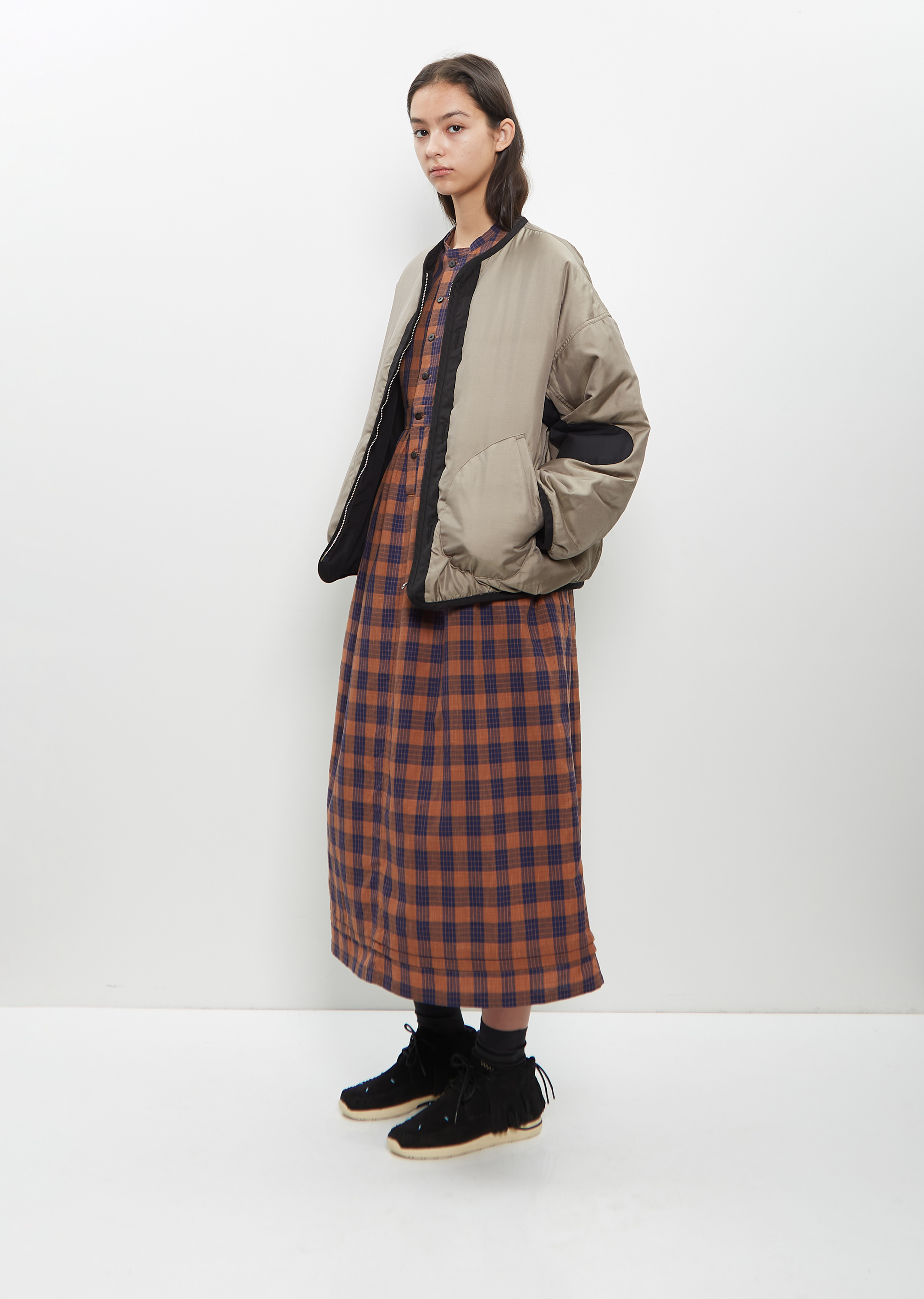 Reversible Liner Down Jacket — Black - 4