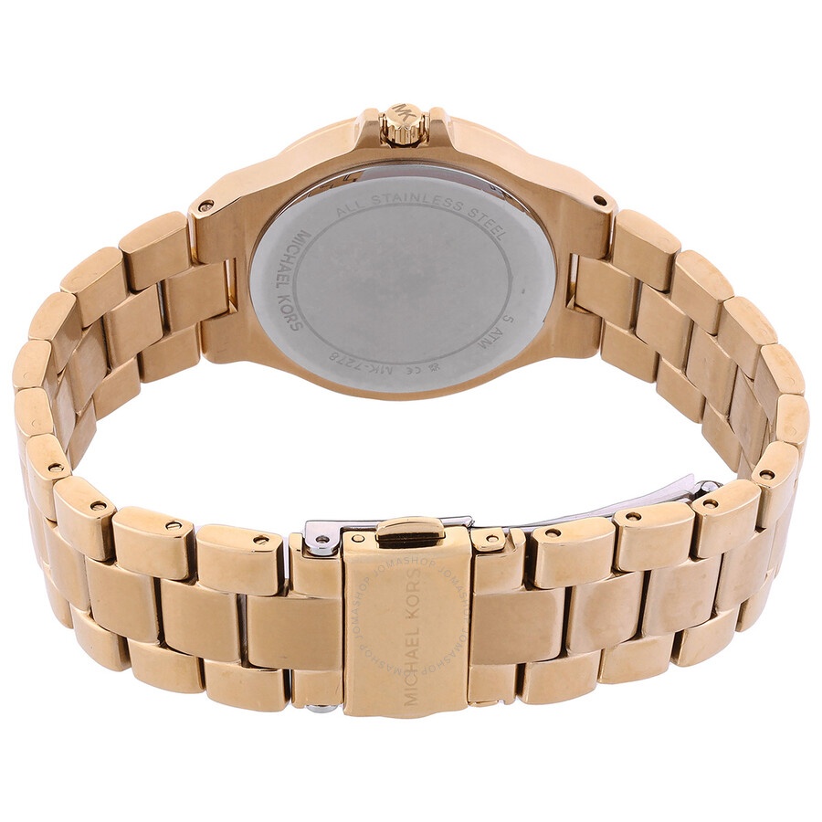 Michael Kors - Michael Kors Lennox Quartz Crystal White Dial Ladies Watch MK7278 - 3