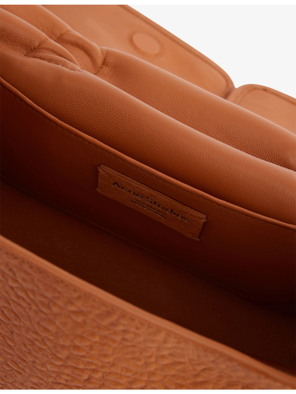 Multi-Pocket Leather Shoulder Bag - 5