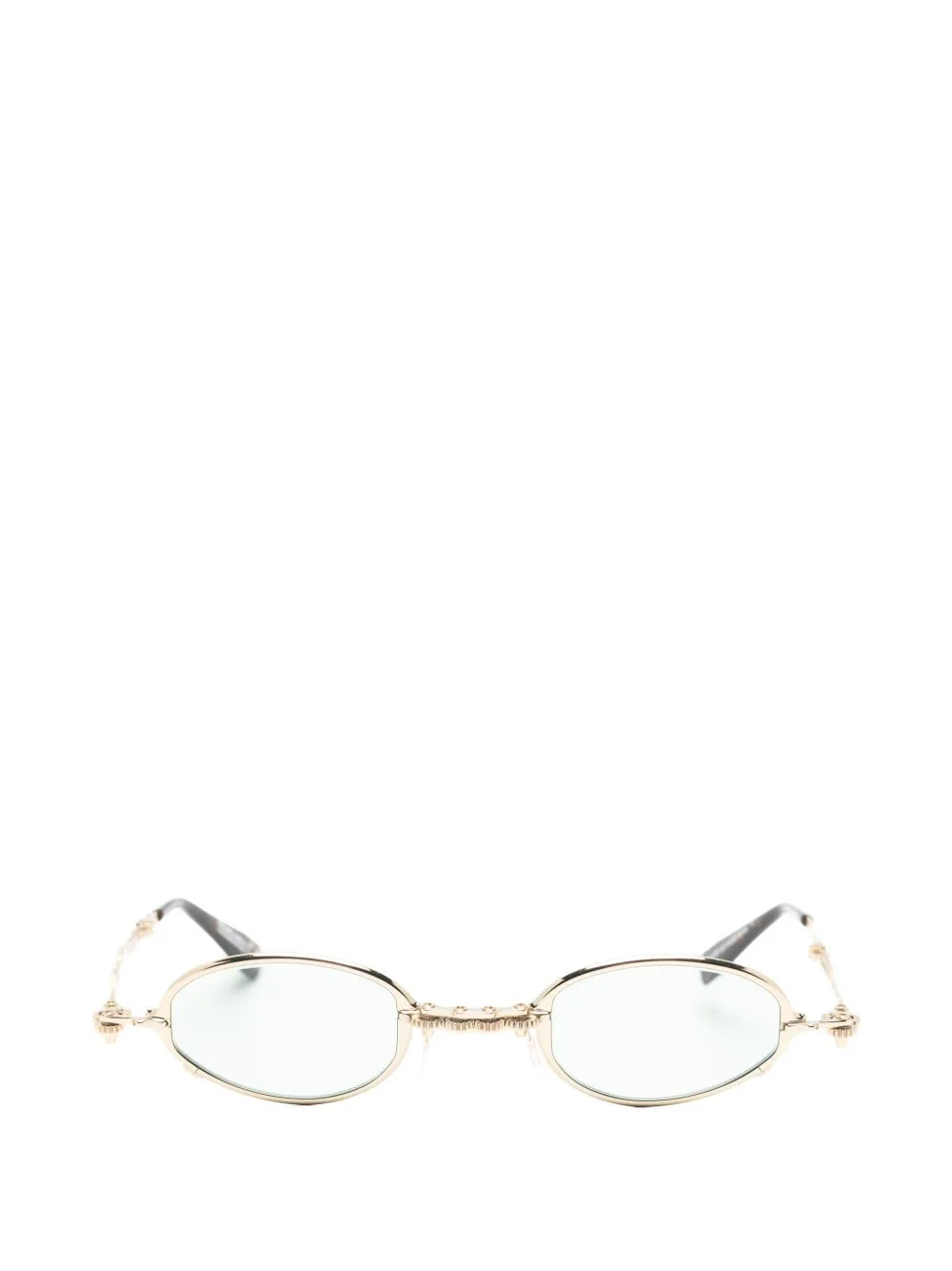 oval-frame sunglasses - 1