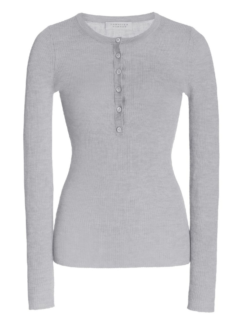 Julian ribbed Henley T-shirt 1