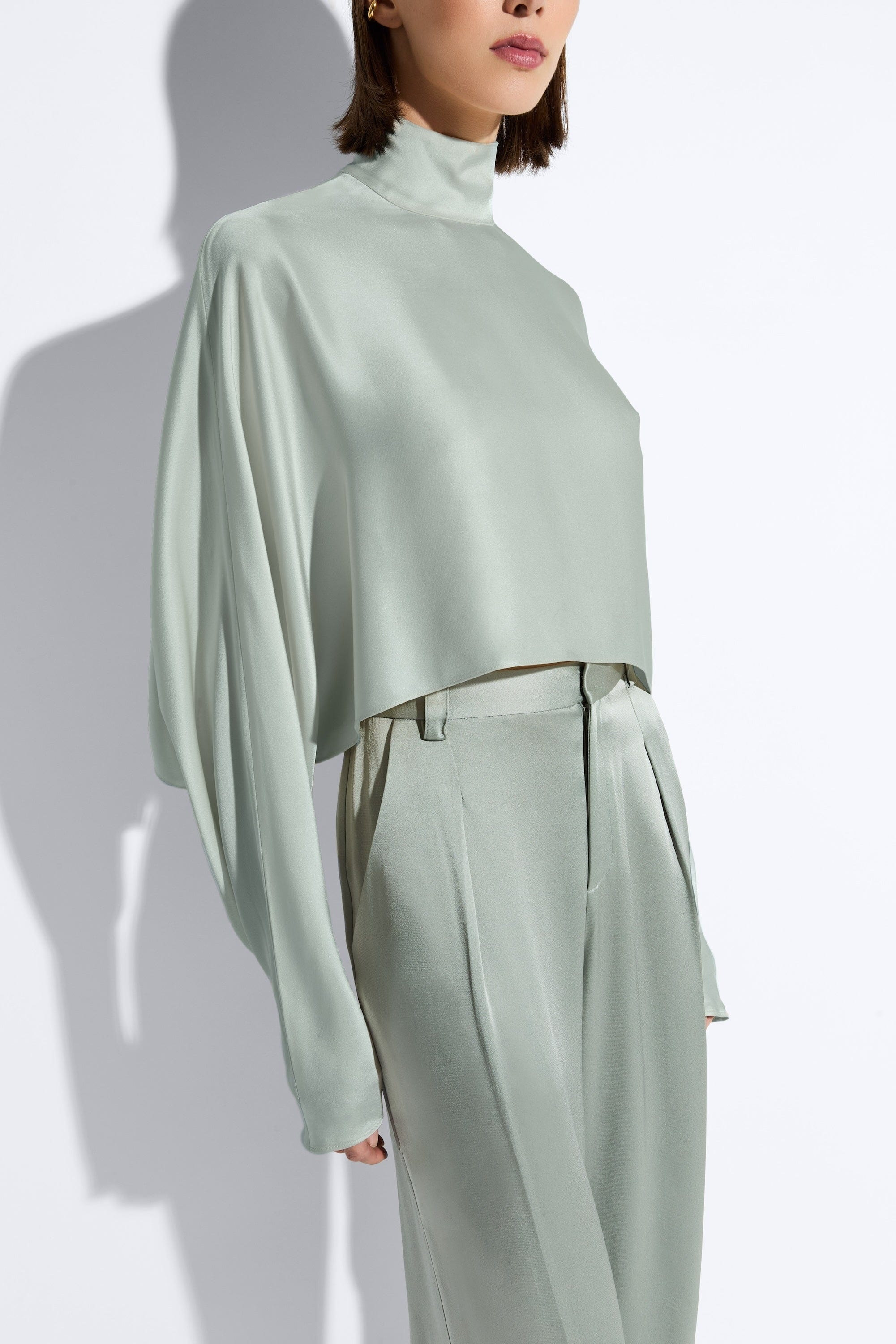 Satin Caftan Top - 4