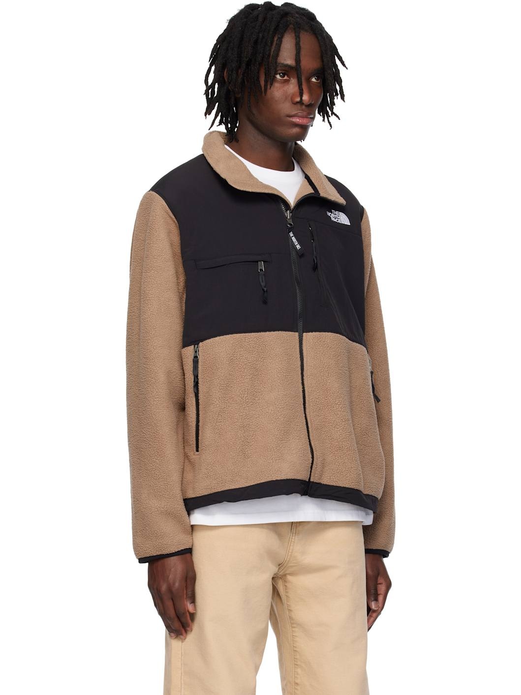 Brown & Black Retro Denali Jacket - 2
