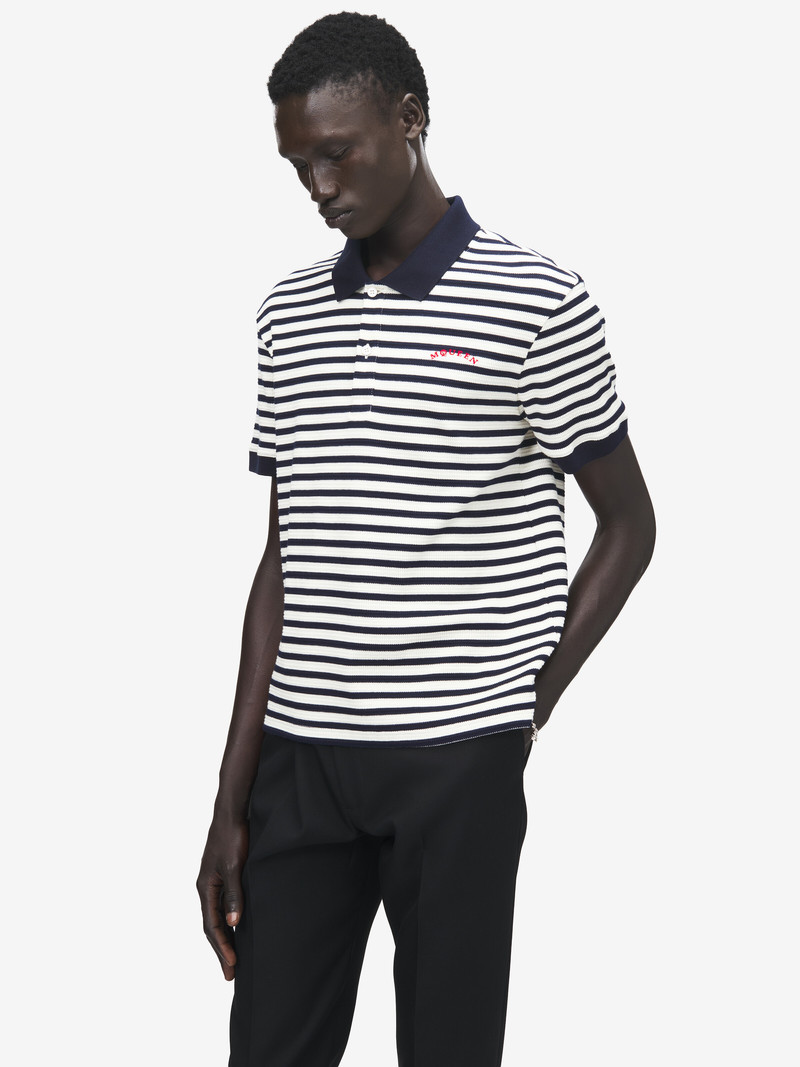 Alexander McQueen Striped Polo Shirt outlook