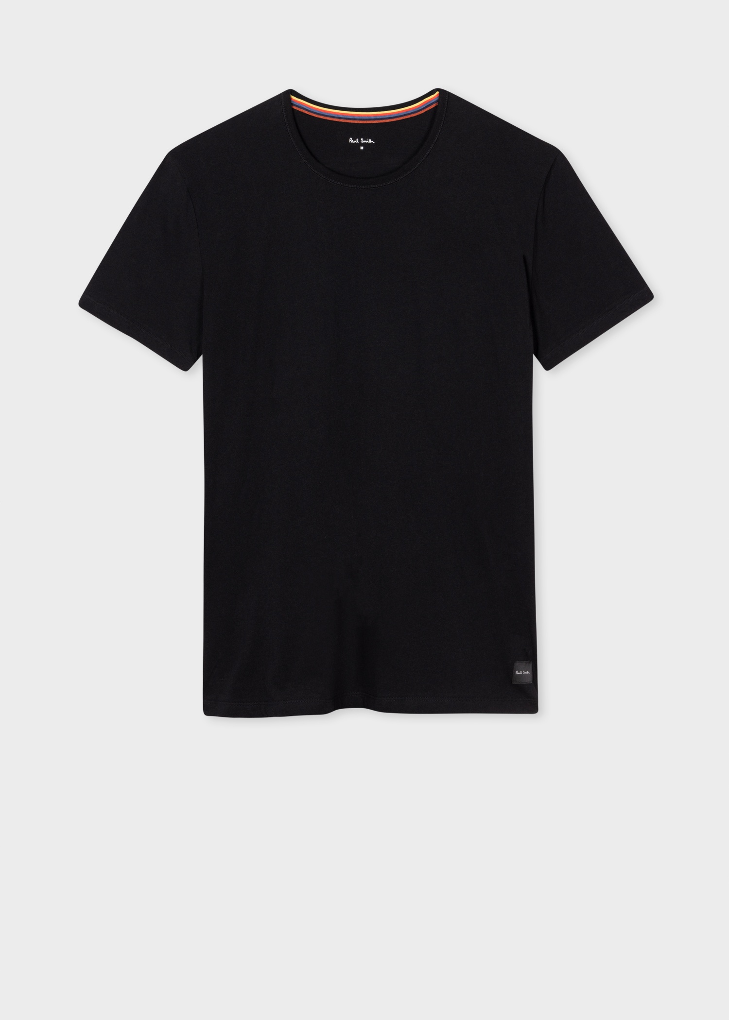 Black Cotton Lounge T-Shirt - 1